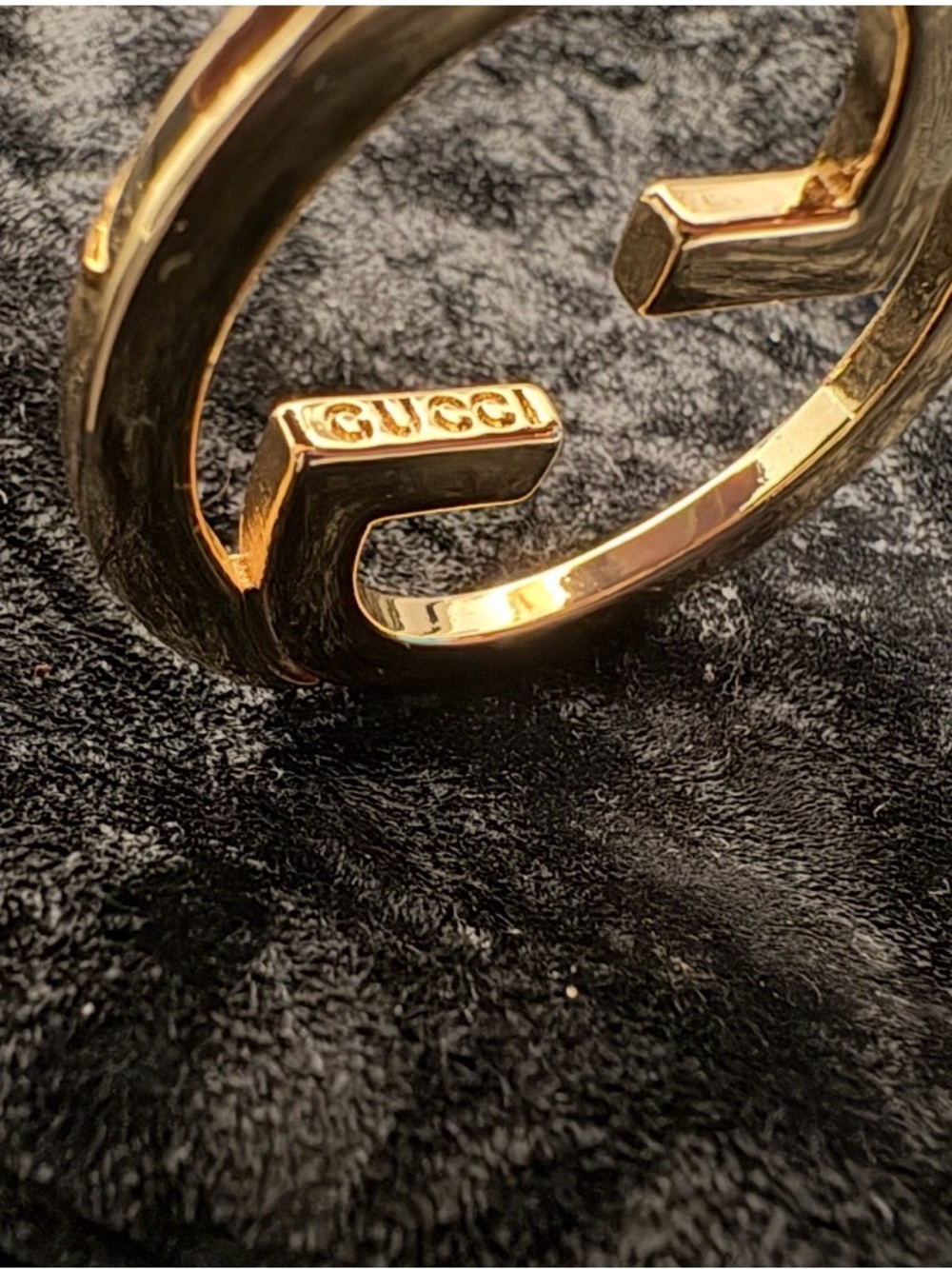 Gucci Gold Double Gold pair Earrings
